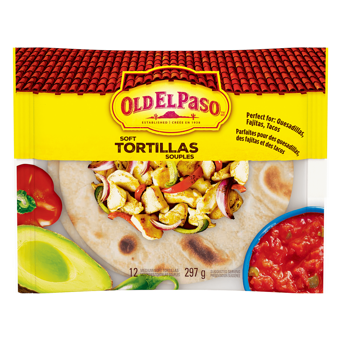 Soft Tortillas Medium And Irresistible Taste Old El Paso 9051